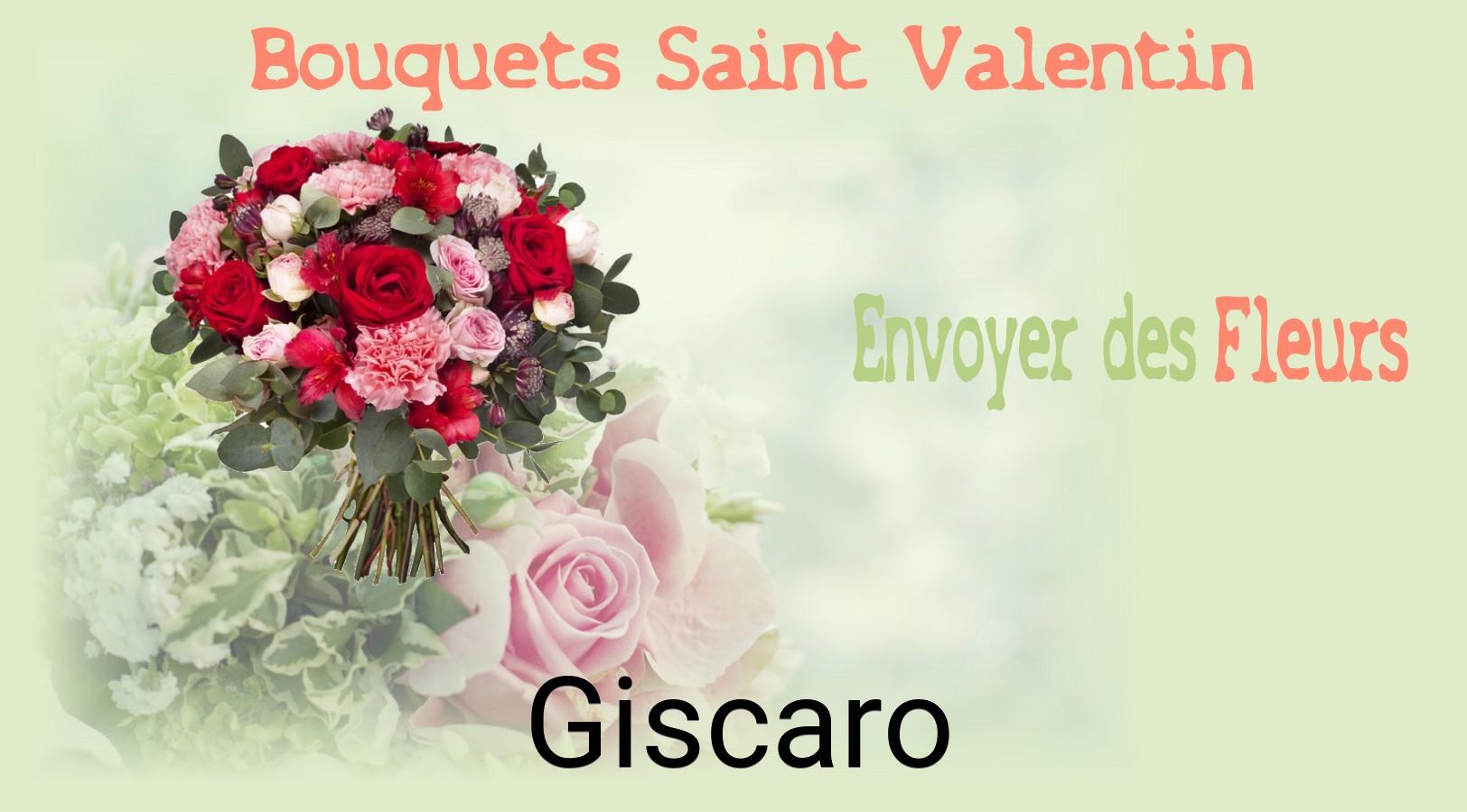 Roses de Saint-Valentin livrées à Giscaro